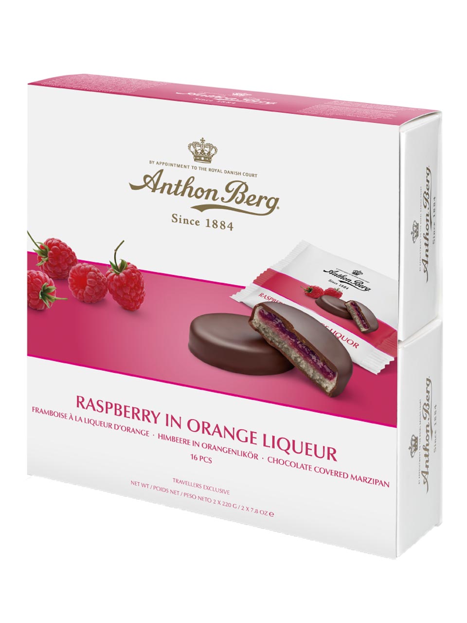 Anthon Berg Raspberry in Orange Liqueur 440g null - onesize - 1