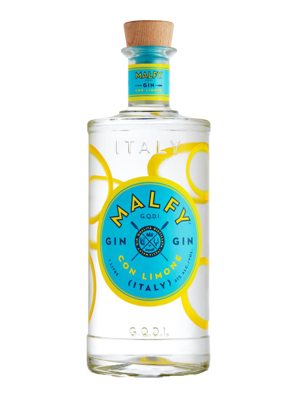 Malfy Italian Gin con Limone 41% 1L null - onesize - 1