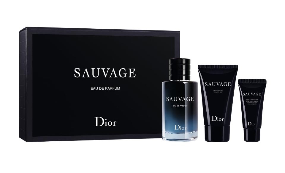 Sauvage discount aftershave set