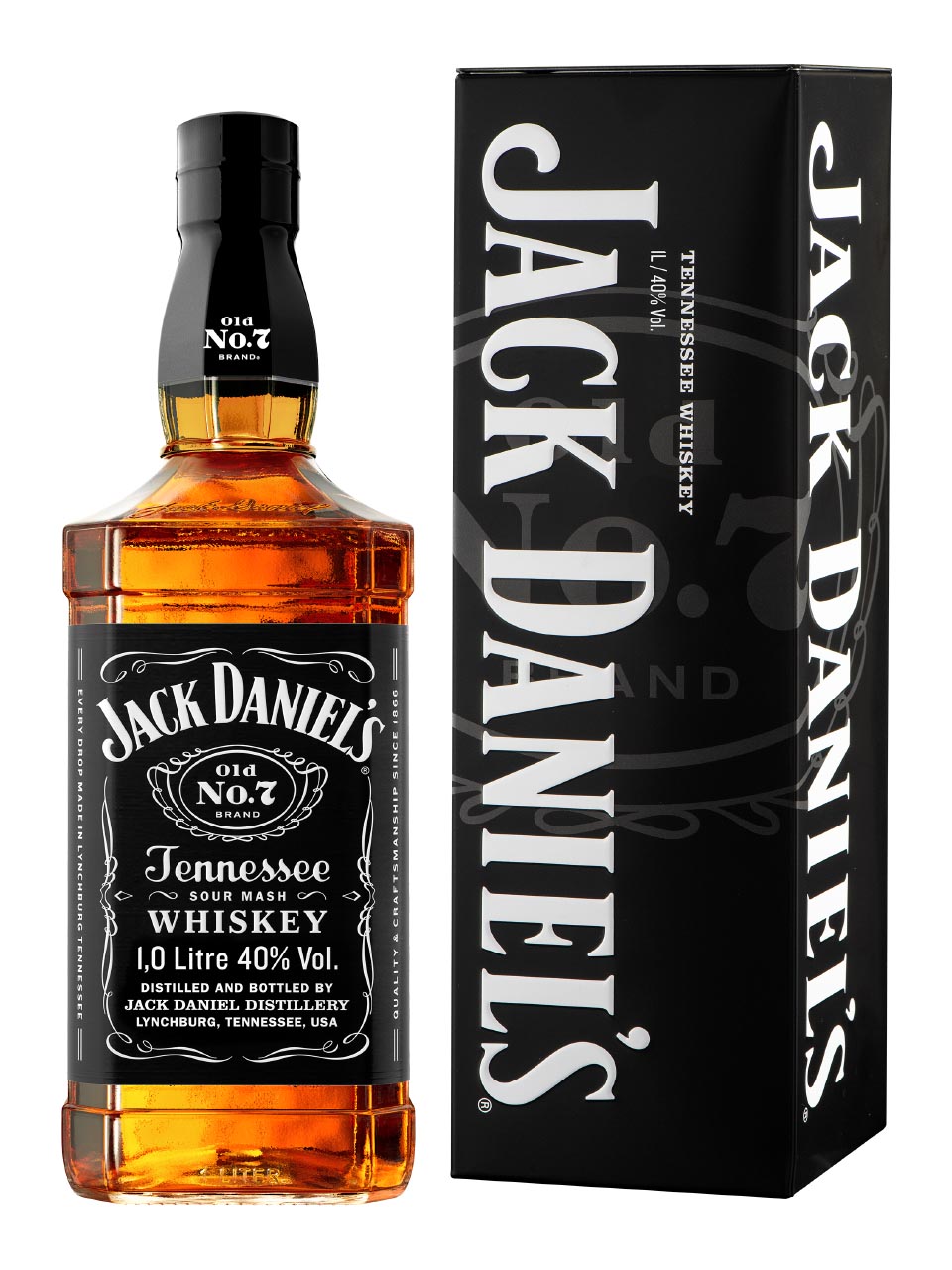 Jack Daniels Black 40% 1L null - onesize - 1