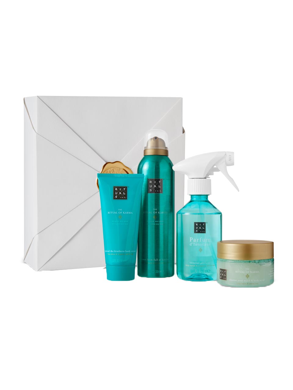 Rituals Karma Body Care Set: Parfum d'Interieur 250 ml + Body