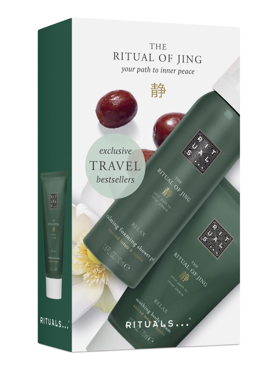 Rituals Jing Body Care Set/Body Cream 70 ml + Foaming Shower Gel