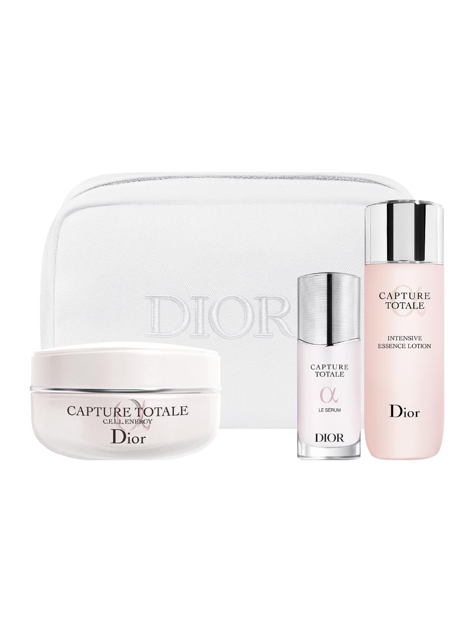 Dior Capture Totale Facial Care Set Day Cream Serum Ess lotion Airportretail.no