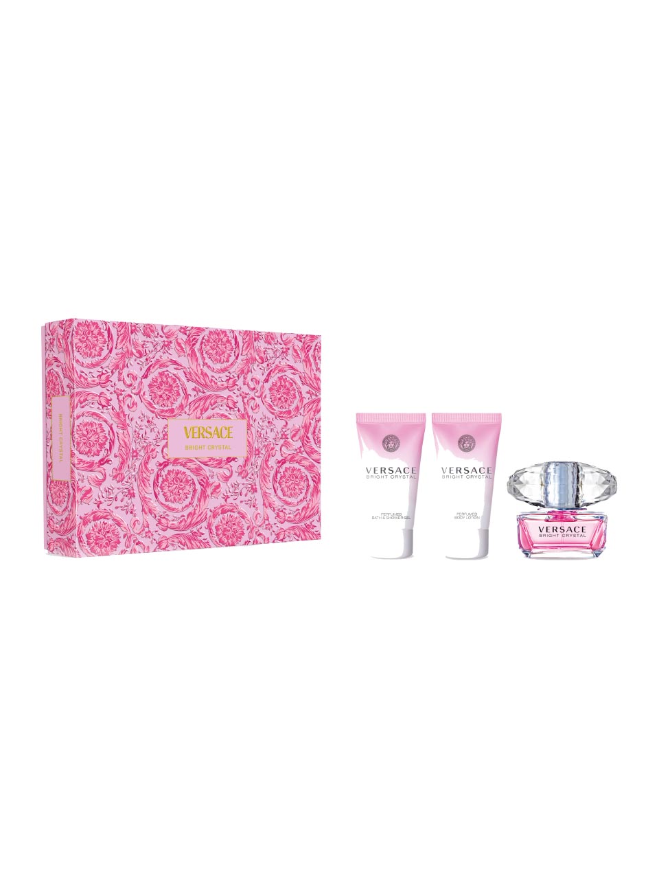 Versace Bright Crystal Set/EdT 50 ml + Shower 50 ml + Lotion 50 ml null - onesize - 1