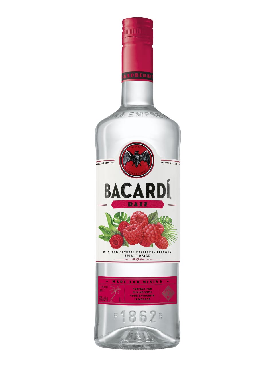 Bacardi Razz 27% 1L null - onesize - 1