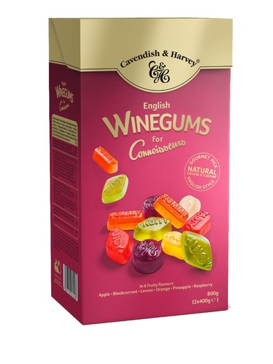 Cavendish & Harvey English Winegums For Connoisseurs 800g null - onesize - 1