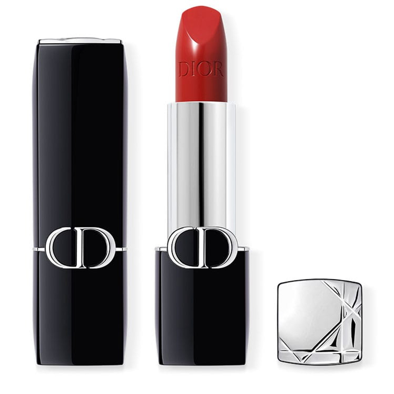 Dior Rouge Dior Satin Lipstick N° 743 Rouge Zinnia null - onesize - 1