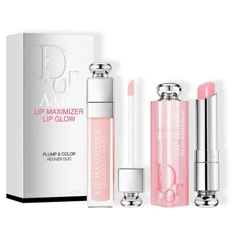 Dior Travel Lip Glow and Lip Maximizer Pink Airportretail.no