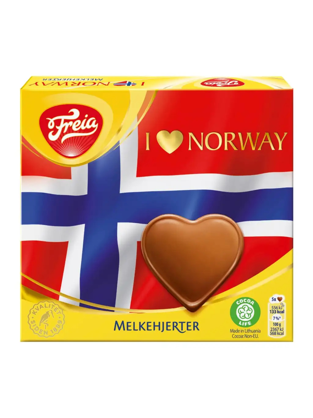 Freia I Love Norway 130g null - onesize - 1